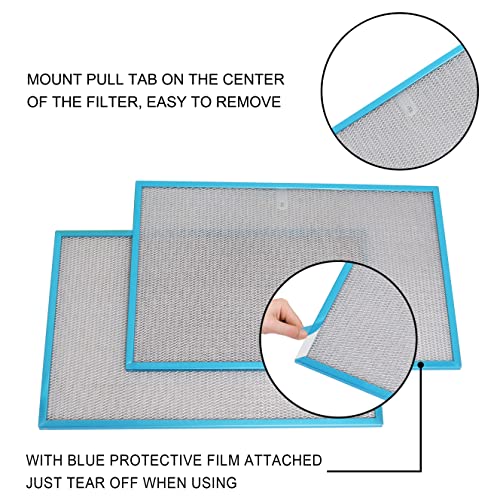 BPS1FA36 Range Hood Filter 2 Pack Compatible with Broan NuTone 99010300E (2 Count)