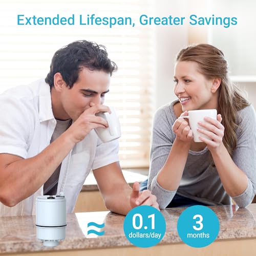 Alkaline] AQUA CREST CF08D Filter Replacement for PUR® Faucet (6 Count)