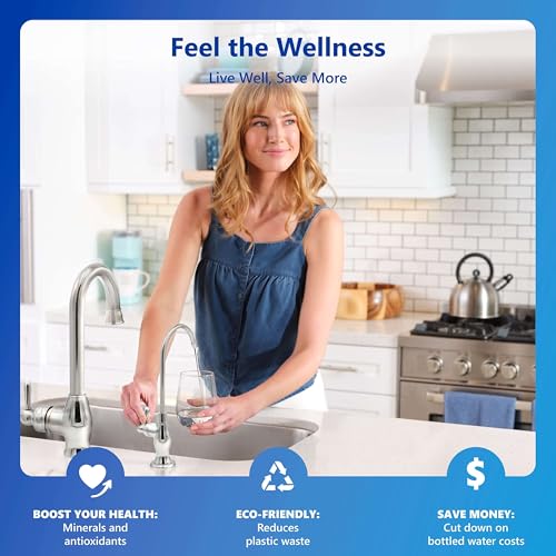 ROALK5D, 10-Stage Under Sink RO System, Alkaline, 50 GPD