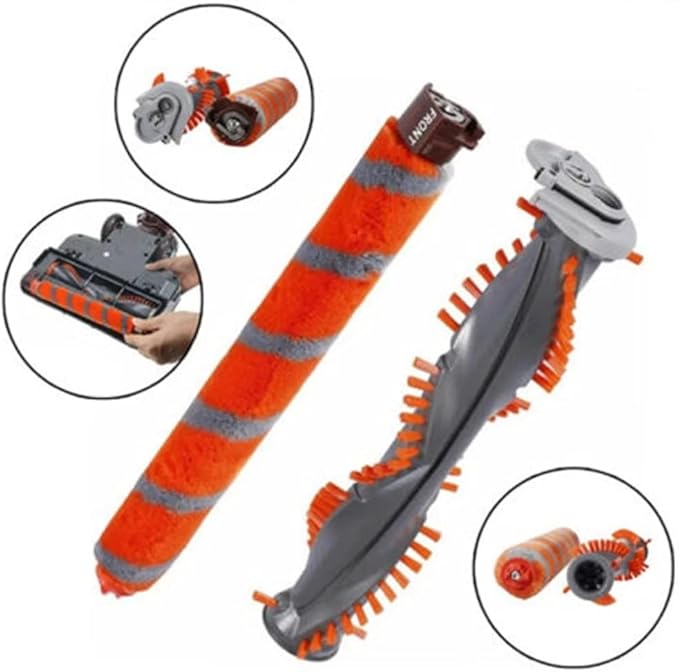 HEPA Filter &Foam Felt Filter Set + Roller Brush Replacement for Shark NV800 NV800W NV801 NV801Q NV803 UV810 HV380 HV381 HV382 Vacuum Cleaner Replacement Parts Brush Roll - AquaVibe