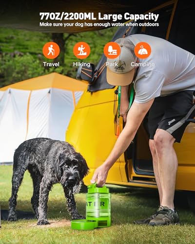 Portable Dog Water Bottle Bowl