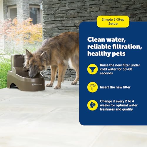Drinkwell Replacement Filter Pack for Outdoor Dog Water Fountain