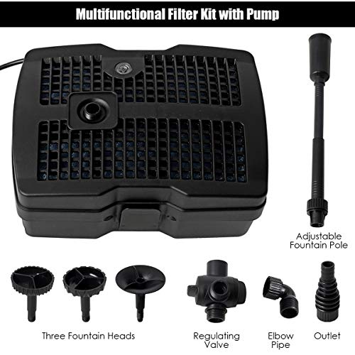 4 in 1 Submersible Pond Filter Pump