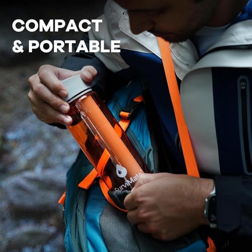 Purified Water Bottle for Camping (2 Count)
