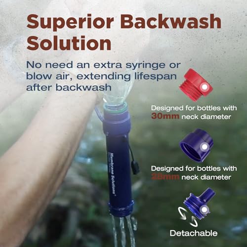 S2 Detachable Water Filter Straw (5 Count)