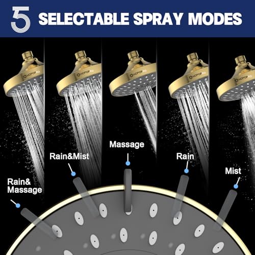 5 Mode High Pressure Shower Head