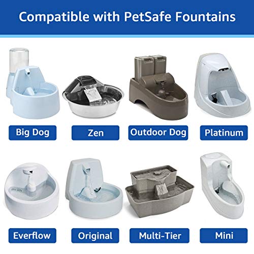 12PCS Cat Water Filter Compatible with PetSafe Drinkwell Platinum (12 Count)