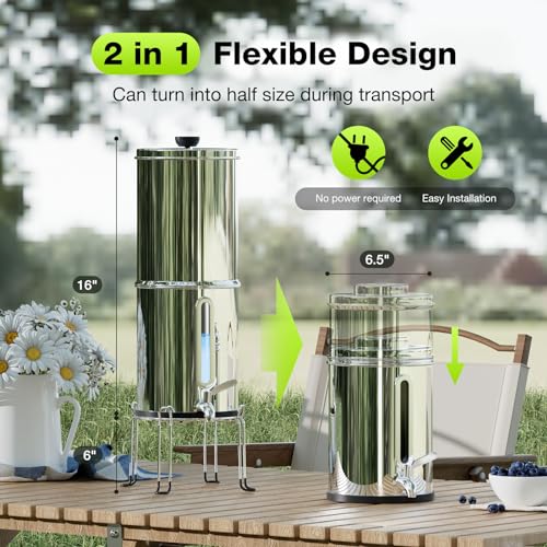 1.0 Gallon Portable Gravity Water Filter System