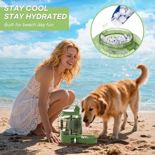 Portable Dog Travel Water Bottle (77 Fl Oz)