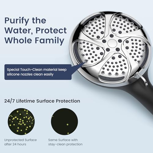 Filtered Shower Head with Handheld