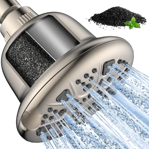 Filtered Shower Head with Upgraded Activated Carbon Filter