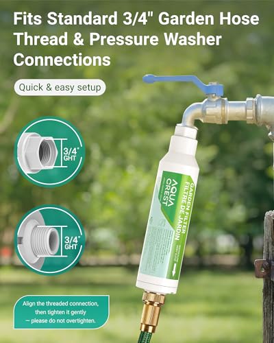 Garden Hose Water Filter for Plants (4 Count)