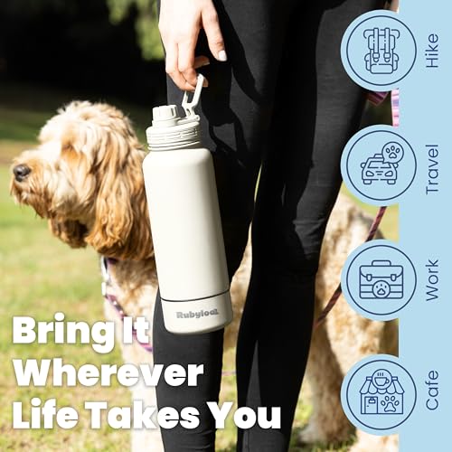 Dog Water Bottle with Detachable Bowl for Dog Lovers