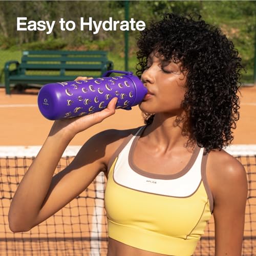 Insulated Water Bottle with Straw Stainless Steel Water Bottle