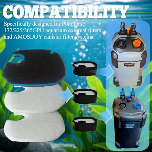 12Pcs Canister Filter Pad for AMOSIJOY 172 (12 Count)