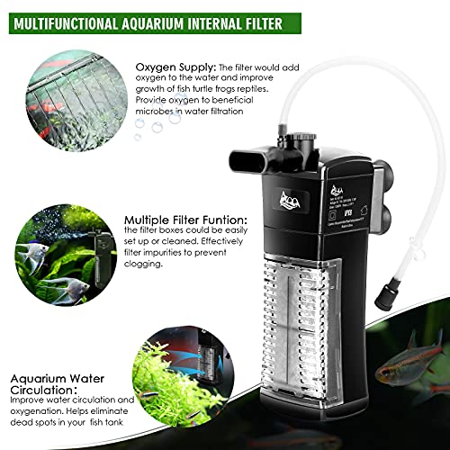 Aquarium Internal Filter Submersible Power Filter in