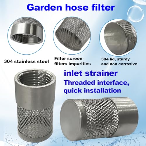 1 2" inch SUS304 Stainless Steel Filter Head with Internal Thread Diameter of 20mm Connected to DN15 1