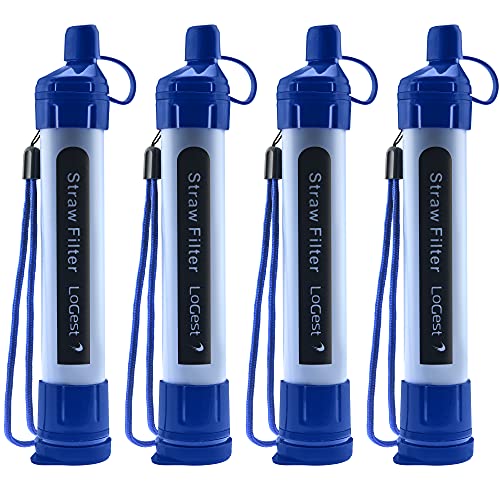 4 Pack Water Filter Straw (4 Count)