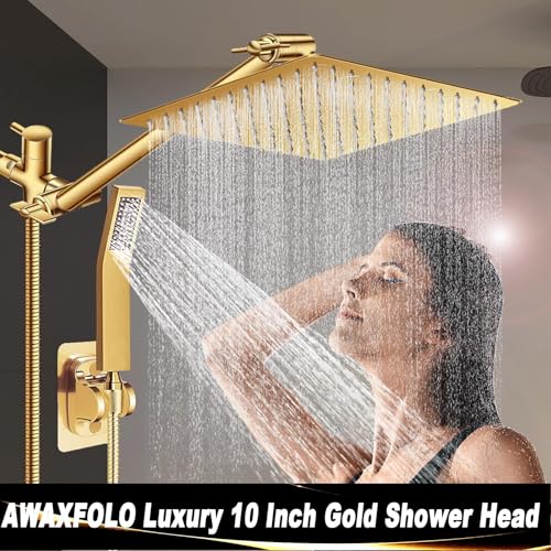 10'' Square Rain Shower Heads with Handheld