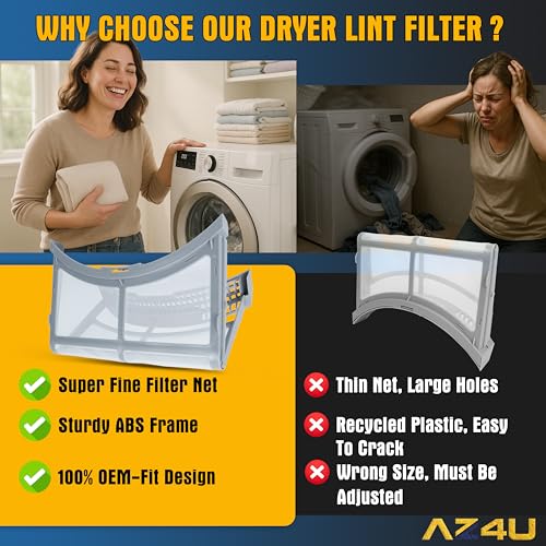 Dryer Lint Filter Screen Replaces For Samsung DV42H5000EW