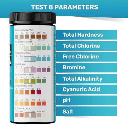 Pool Test Strips for Pools and Spas (150 Strips)