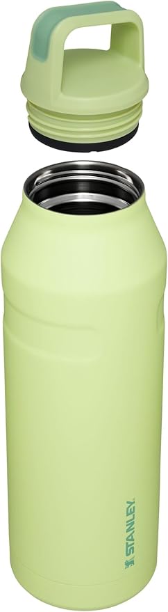 Stanley IceFlow Cap and Carry Water Bottle | Wide Mouth Twist Lid | Lightweight & Leakproof for Travel & Sports | Insulated Stainless Steel | BPA-Free
