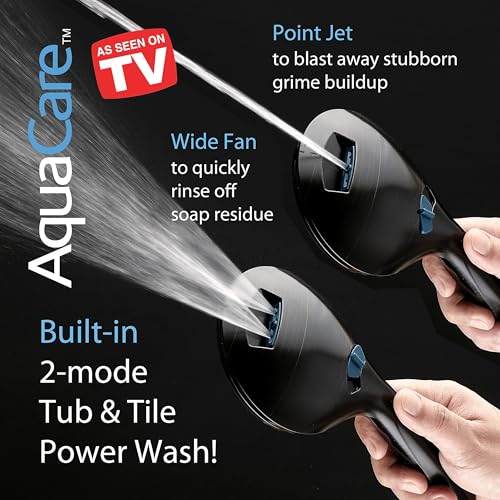 AquaCare 50 mode High Pressure Shower Head Combo with Arm & Dual Power Wash