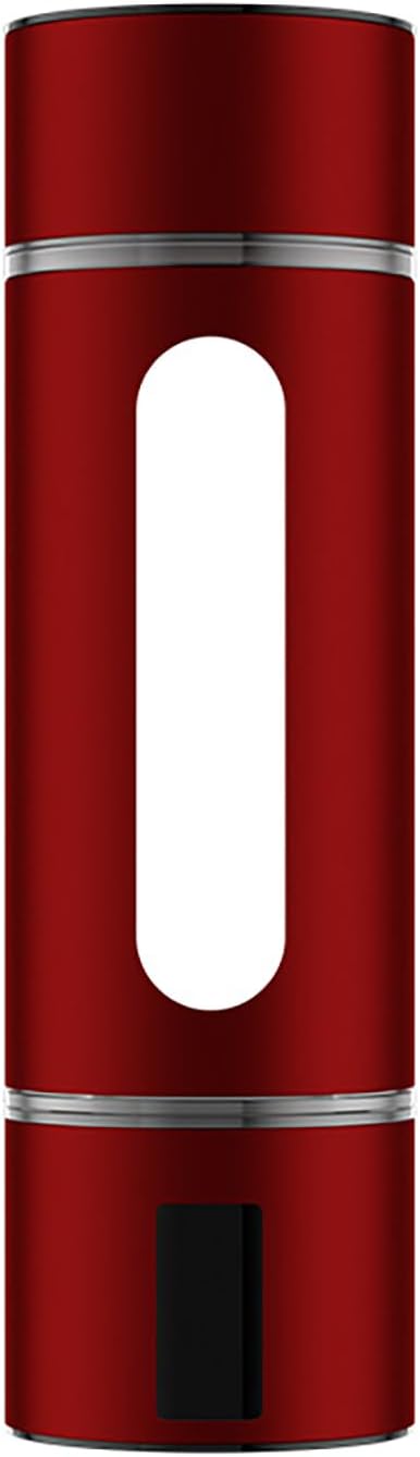 Smart PEM Portable Hydrogen Water Bottle – 230ml High-Concentration Hydrogen Generator Cup | Rechargeable Molecular Hydrogen Water Bottle for Travel, Fitness, Office Use Red A