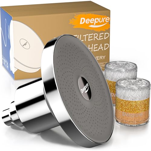 Filtered Shower Head Set with 2 Cartridges