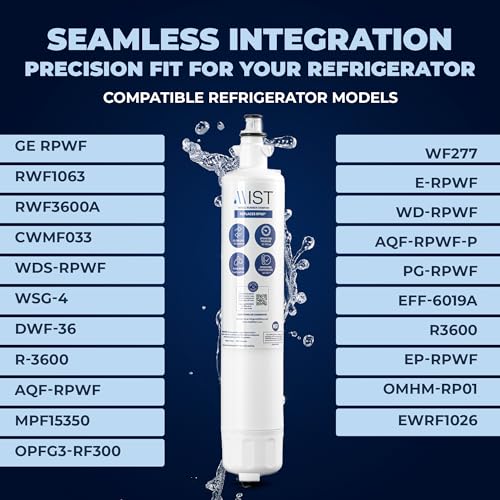 RPWF Water Filter Replacement for GE RPWF (2 Count)