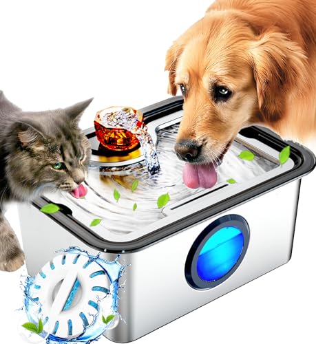 Large Dog Water Fountain SS304