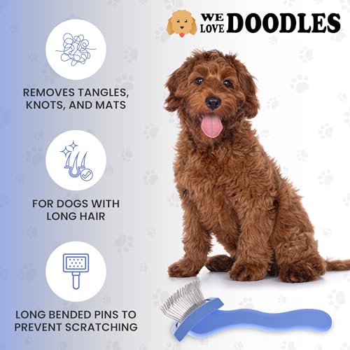 Small Curved Slicker Brush For Dogs
