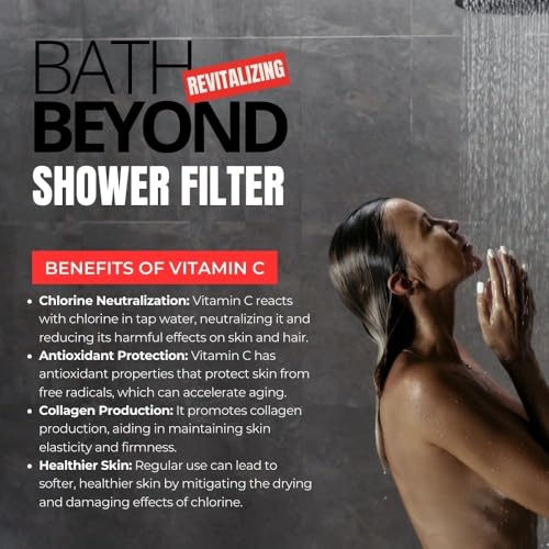 Shower Filter Vitamin C 15 Stage High Output Water Filter With cartridge for Hard Water