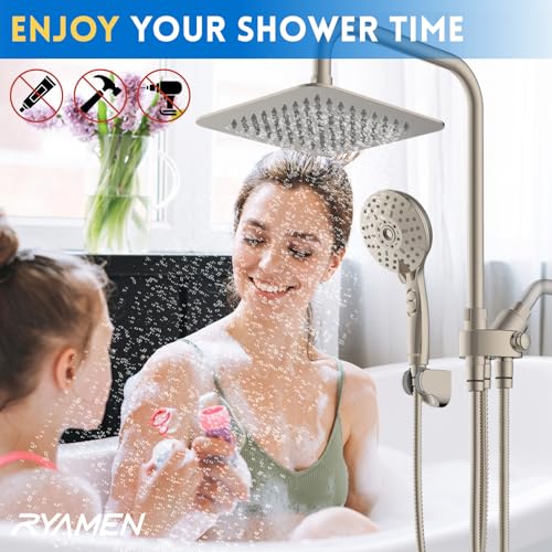 8" Dual Shower Head Combo