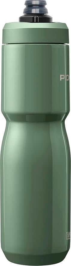 CamelBak Podium Steel Insulated Stainless Steel Bike Water Bottle Moss, 22oz