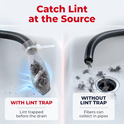 Washing Machine Lint Trap Stainless Steel 50 (50 Traps & Clamps)