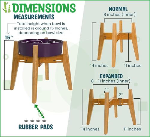 Dog Bowl Stand for Large Dogs