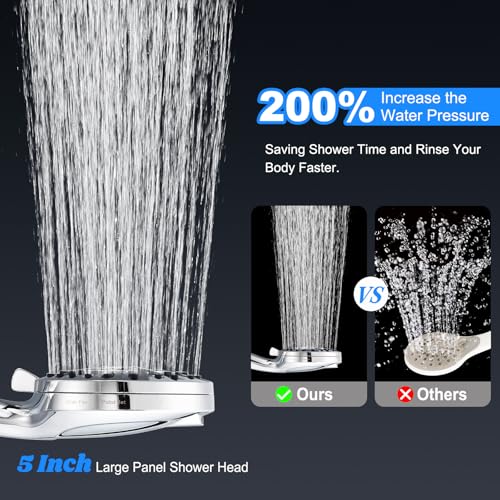 Filtered Shower Head with Handheld