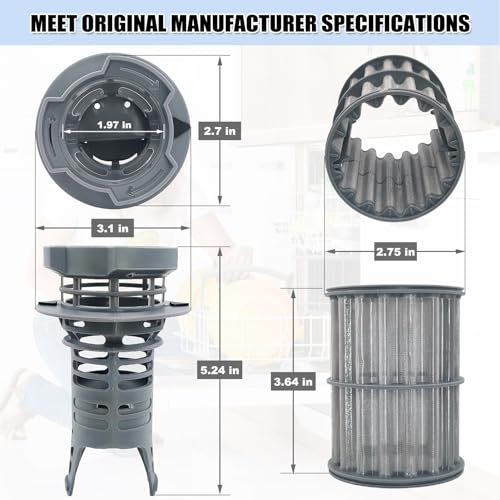 UPGRADED 645038 00645038 Dishwasher Drain Mesh Filter