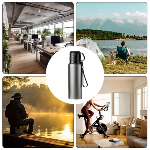 Double wall vacuum Leakproof stainless steel wide mouth insulated water bottle;tea tumbler with infuser
