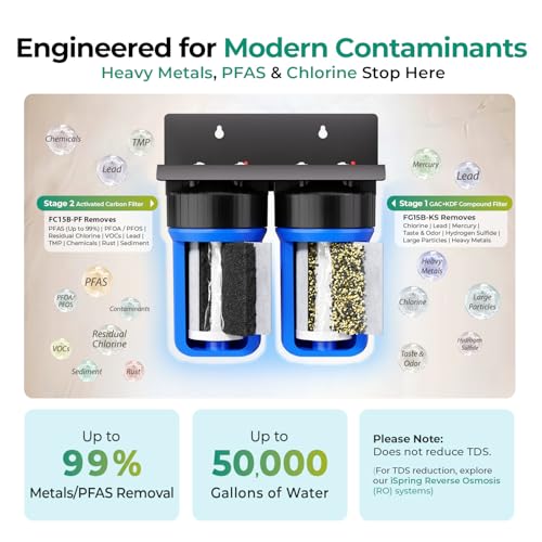 PFAS & Heavy Metals Whole House Water Filter System