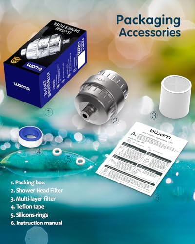 Shower Filter Brushed Nickel Remove Chlorine softer hair and skin