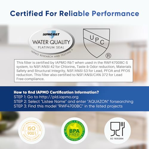 ADQ747935 NSF 53&42 Certified Replacement for LT1000P LT1000 Kenmore Elite 9980 LT1000PC (3 Count)