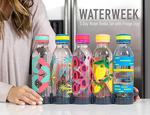 WaterWeek Reusable Water Bottle Set