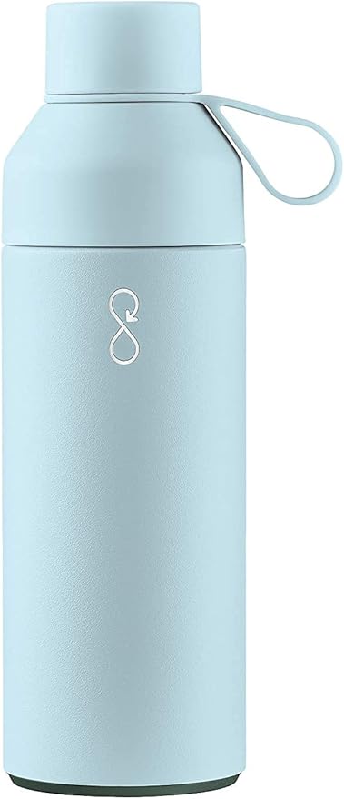 Ocean Bottle - Recycled Stainless Steel Drinks Reusable Water Bottle - Eco-Friendly & Reusable - Sky Blue - 17 oz