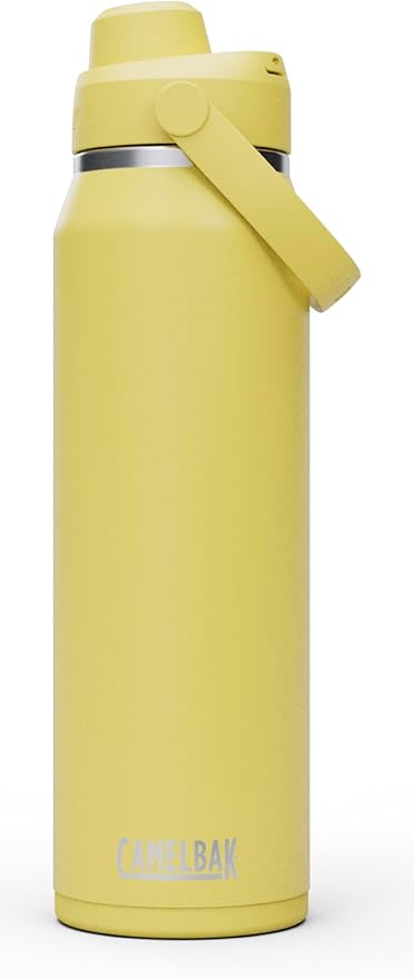 CamelBak Thrive Chug Insulated Stainless Steel Water Bottle Yellow Bloom, 32oz