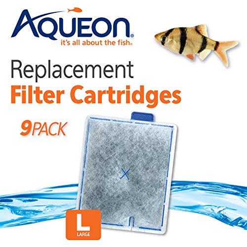 Aquarium Fish Tank Replacement Filter Cartridges Large (9 Count)