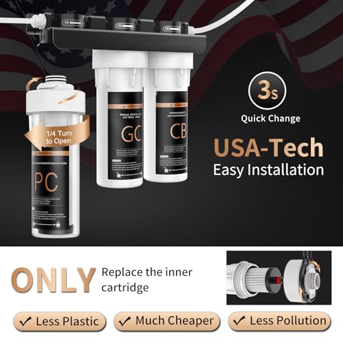 Water Filter for Sink with Faucet