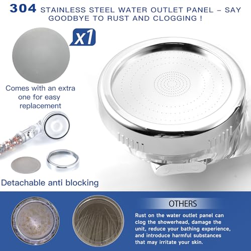 Filtered Shower Head with Handheld
