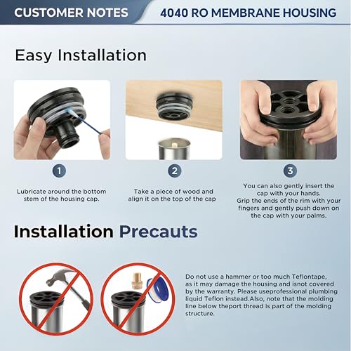 Reverse Osmosis 4040 Membrane Housing